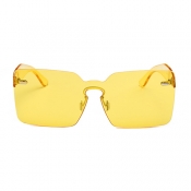 Fashion Yellow PC Sunglasses