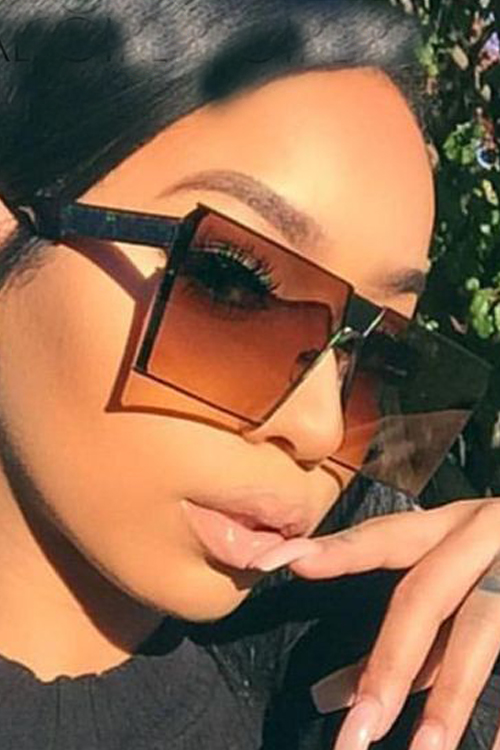 Lovely Trendy Orange PC Sunglasses