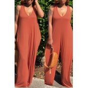 LovelyCasual Hooded Collar Jacinth One-piece Jumps