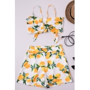 Lovely Cotton Fashion Print Sleeveless Spaghetti S