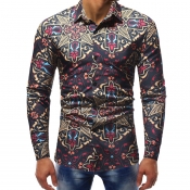 Lovely Casual Printed Multicolor Cotton Shirts