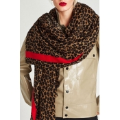 Lovely Trendy Patchwork Leopard Blended Scarves