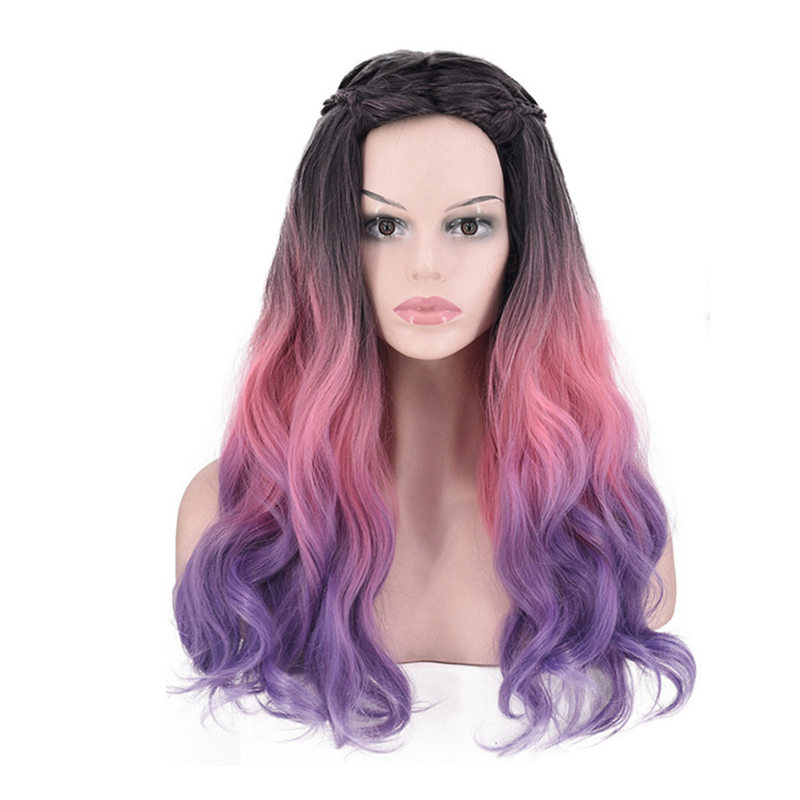 Lovely Fashionable Gradient Pink Wigs Sale | LovelyWholesale
