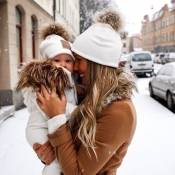 Lovely Casual Winter White Hats(Parent-child Cap)