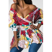 Lovely Trendy Printed Multicolor Blouses