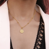 Lovely Chic Taurus Gold Metal Necklace