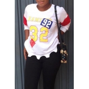 Lovely Trendy Letters Printed White Hoodies