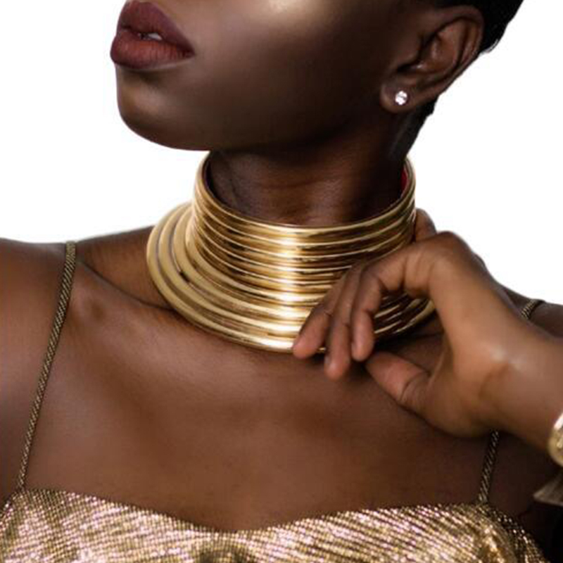 LW Casual Multilayer Gold Necklace