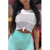 Lovely Casual Letter Printed White T-shirt