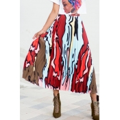 Lovely Casual Printed A Line Skirts