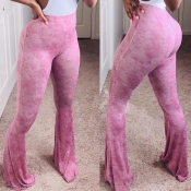 Lovely Leisure High Elastic Pink Pants(With Elasti