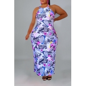 Lovely Casual Letter Printed White Ankle Length Pl
