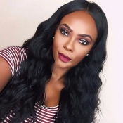 Lovely Trendy Long Curly Synthetic Black Wigs