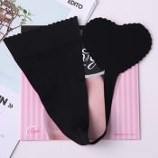 Lovely Sexy Heart Shaped Black Panties