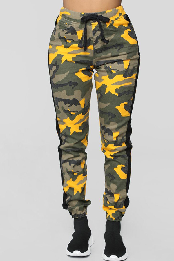 Lovely Trendy Camouflage Printed Pants