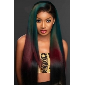 Lovely Trendy Long Straight Multicolor Wigs