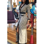 Lovely Casual Plaid Printed Black And White Ankle 