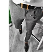 Lovely Casual Pencil Grey Pants