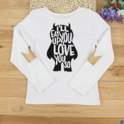 Lovely Family Printed White Kids T-shirt