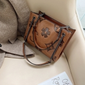 Lovely Trendy Brown Messenger Bag