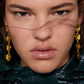 Lovely Trendy Geometric Gold Metal Earring