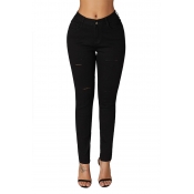 Lovely Casual Flared Black Pants