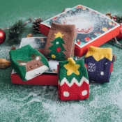 Lovely Casual Santa Claus Red Socks