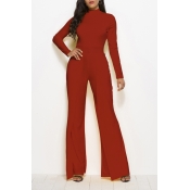 Lovely Trendy Loose Red One-piece Jumpsuit