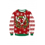 Lovely Christmas Day Deer Red Hoodie