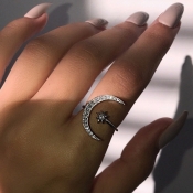 Lovely Chic Silver Ring