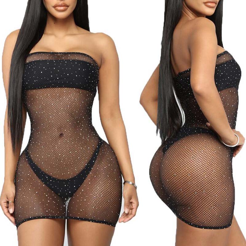 Lovely Sexy See-through Black Teddies