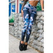 Lovely Casual Camo Print Multicolor Pants