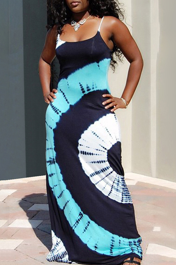 Lovely Casual  Print White Maxi Dress