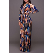 Lovely Street  Print Loose Multicolor One-piece Ju