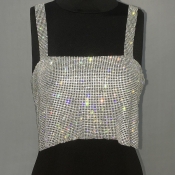 Lovely Sexy Hot Drilling Silver Intimates Accessor