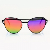 Lovely Chic Gradient Lens Multicolor Sunglasses