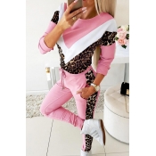 Lovely Leisure Patchwork Pink Loungewear