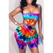 Lovely Sexy Backless Purple One-piece Romper