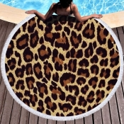 Lovely Trendy Leopard Print Blanket