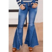 Lovely Stylish Flared Skinny Blue Jeans