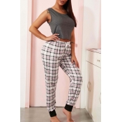 Lovely Leisure Grid Dark Grey Sleepwear