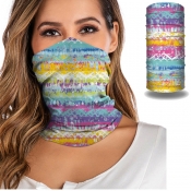 lovely Trendy Print Multicolor Face Scarf
