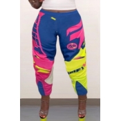 Lovely Sportswear Patchwork Multicolor Plus Size P