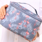 lovely Chic Print Blue Makeup Bags