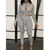 LW SXY Bandage Design Cut Out Pants Set