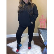 LW BASICS Dropped Shoulder Kangaroo Pocket Oversiz