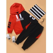 Lovely Sportswear Turndown Collar Letter Print Pat