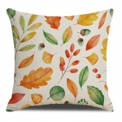 Lovely Trendy Plants Print Multicolor Decorative P