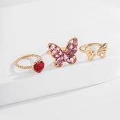 Lovely Stylish Butterfly Gold Ring