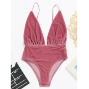 Lovely Home Style Spaghetti Strap Pink Sleepwear